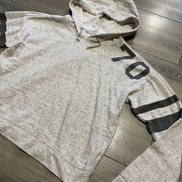 FOREVER 21 Hoodie Size Large Long Sleeve Pullover Grey - Picture 3 of 6